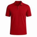Premium Cotton Piqué Polo Shirt – Red | Genspitch