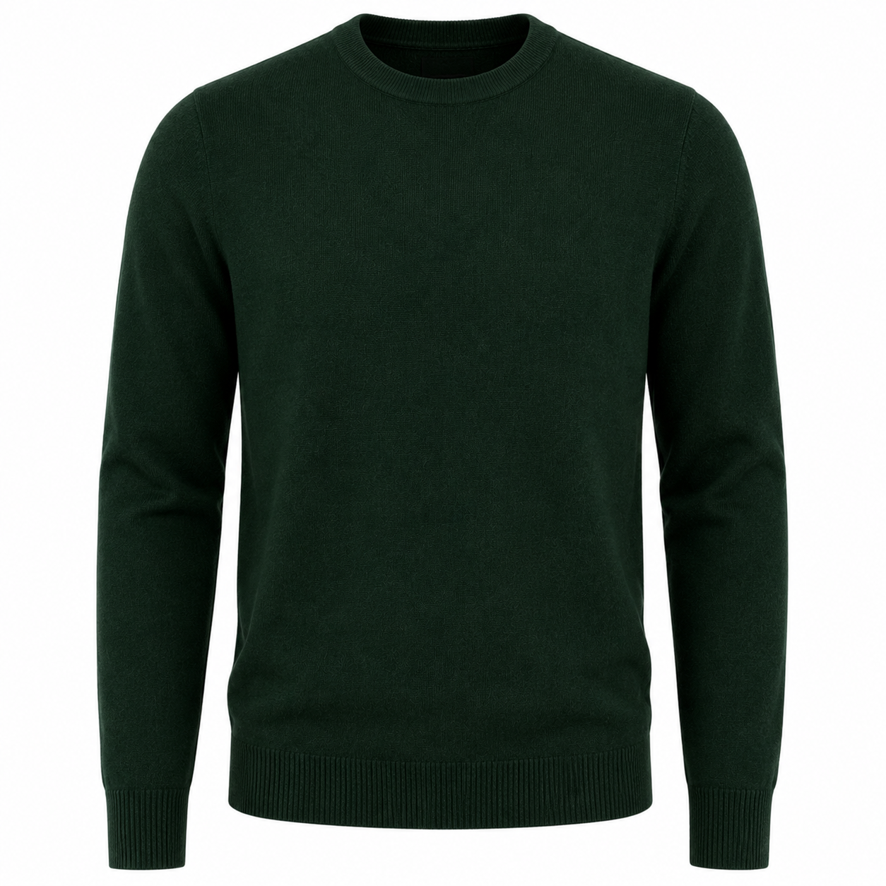 Dark Green Merino Wool Sweater | Genspitch